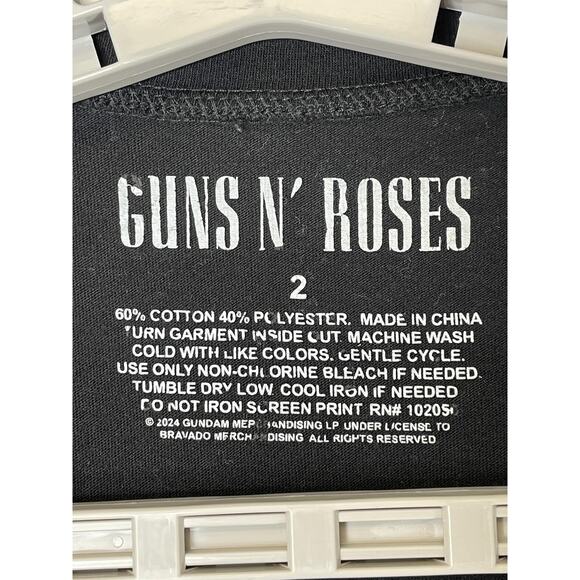 Guns N' Roses Shirt Womens 2X Black Appetite For Destruction Graphic Band Tee - Picture 6 of 8